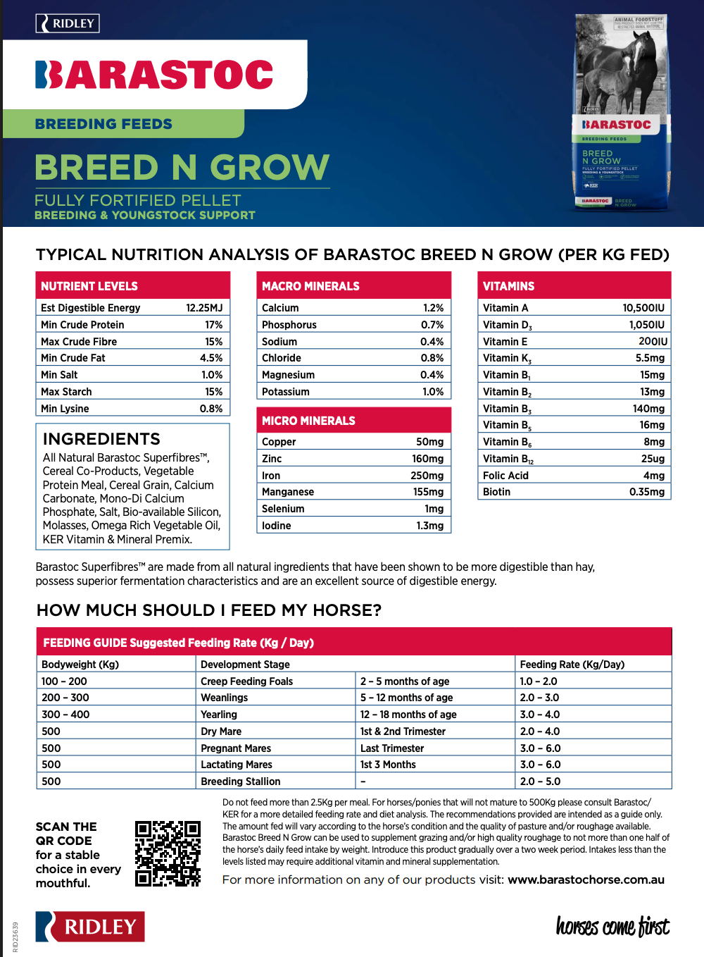 Barastoc Breed n Grow 20kg
